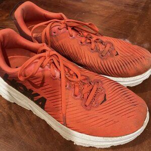 Hoka One One Rincon 3 Mens Sz 9.5 D Red Running Shoes Training Sneakers
